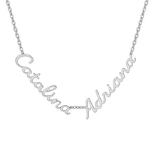 Colla con nombre personalizado cursiva