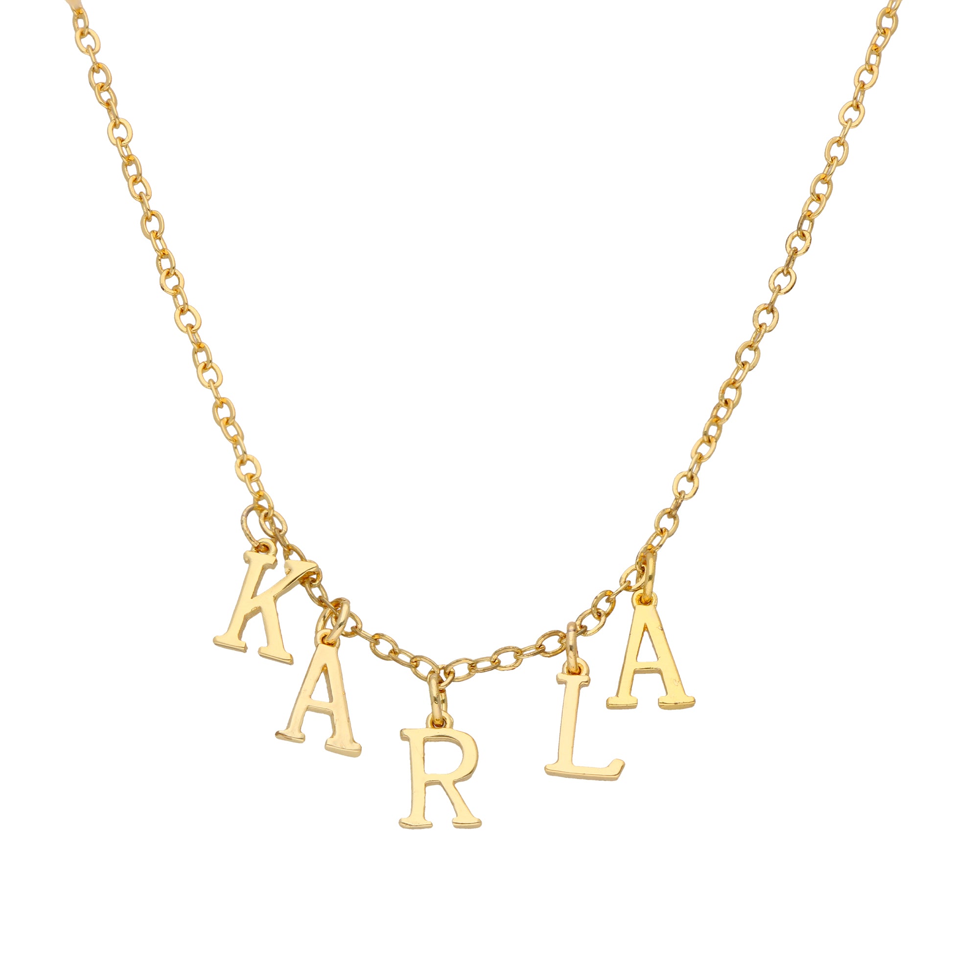 Nombre con cadena personalizado letra Times