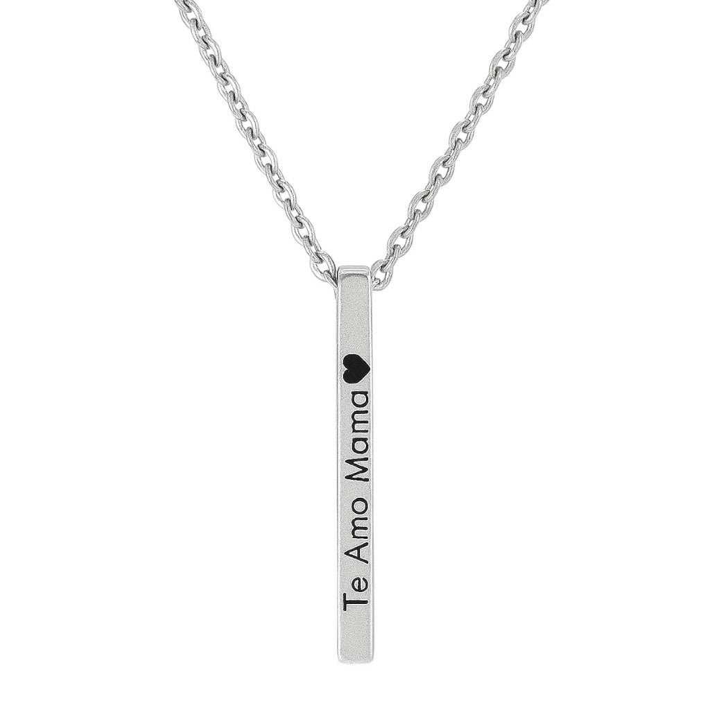 Collar de barrita con grabado láser