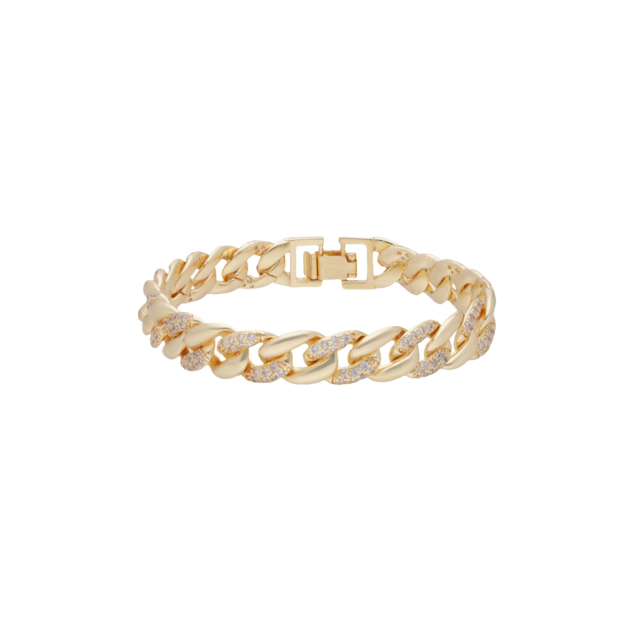 Pulso barbado 8mm con piedra
