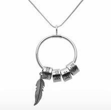 Collar estilo atrapasueños nombres