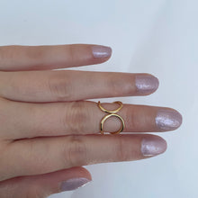 Anillo midi oval