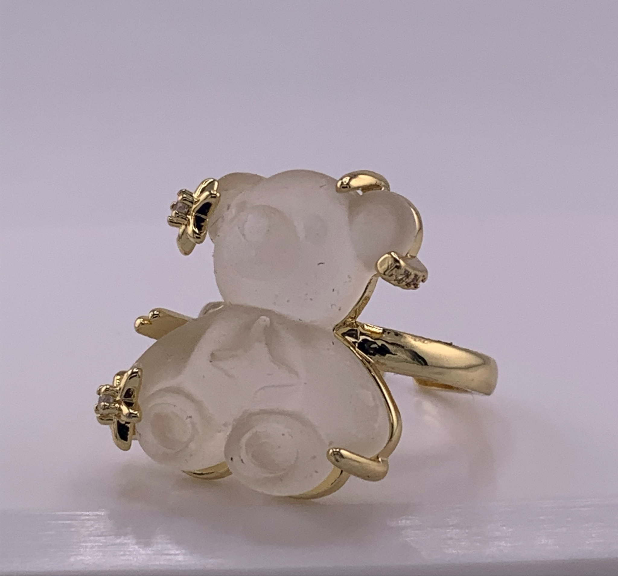 Anillo Osito Trasparente