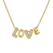 Collar LOVE letra mini globo