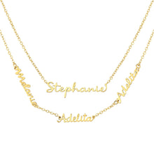 Colla con nombre personalizado cursiva