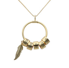 Collar estilo atrapasueños nombres