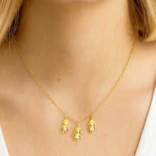 Collar con niños personalizado con piedra