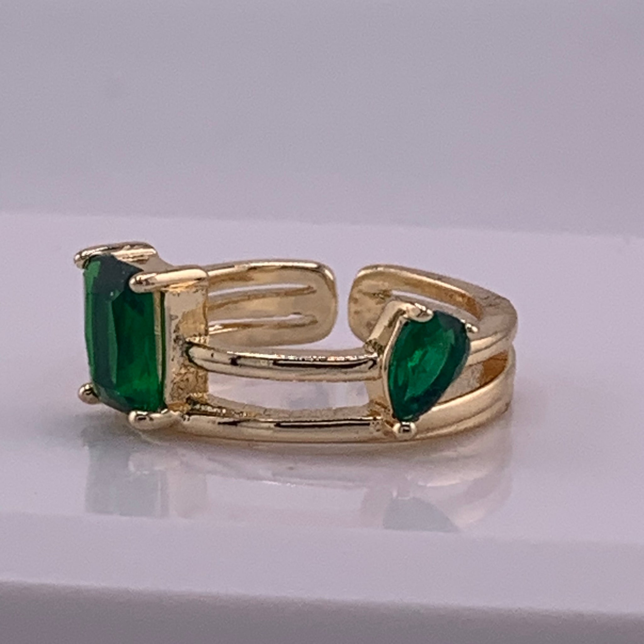 Anillo Piedra Doble