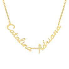 Colla con nombre personalizado cursiva