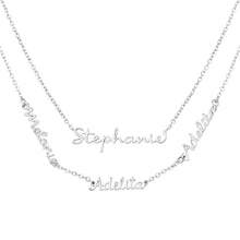 Colla con nombre personalizado cursiva