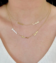 Colla con nombre personalizado cursiva