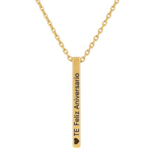 Collar de barrita con grabado láser