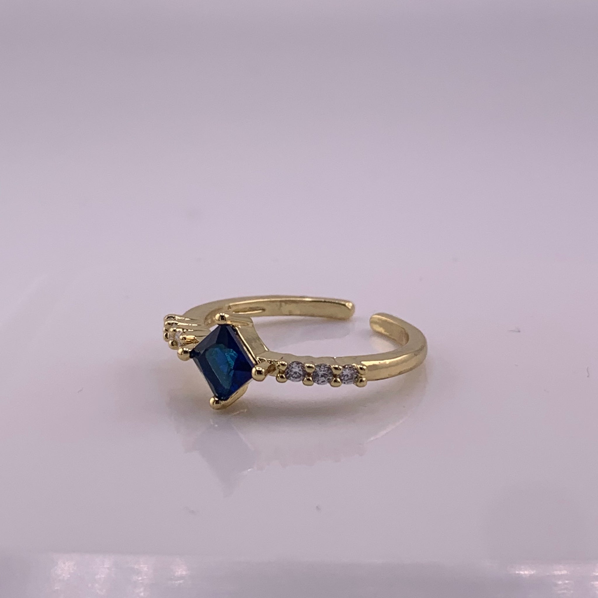 Anillo Piedra Azul Marino