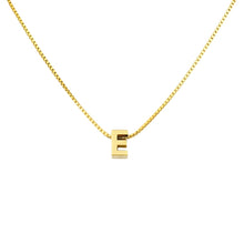 Collar con nombre letra mini trasversal