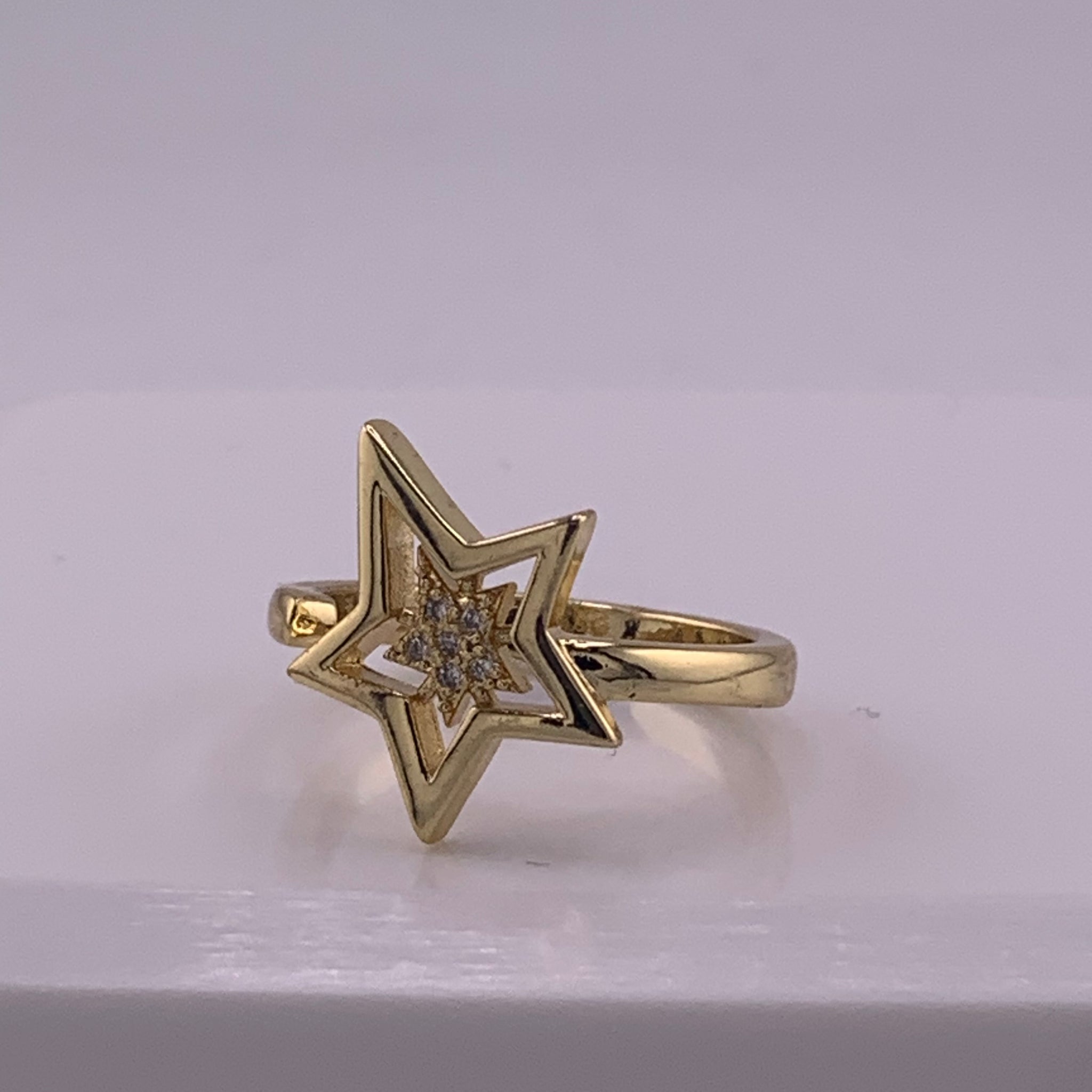 Anillo Estrella Doble