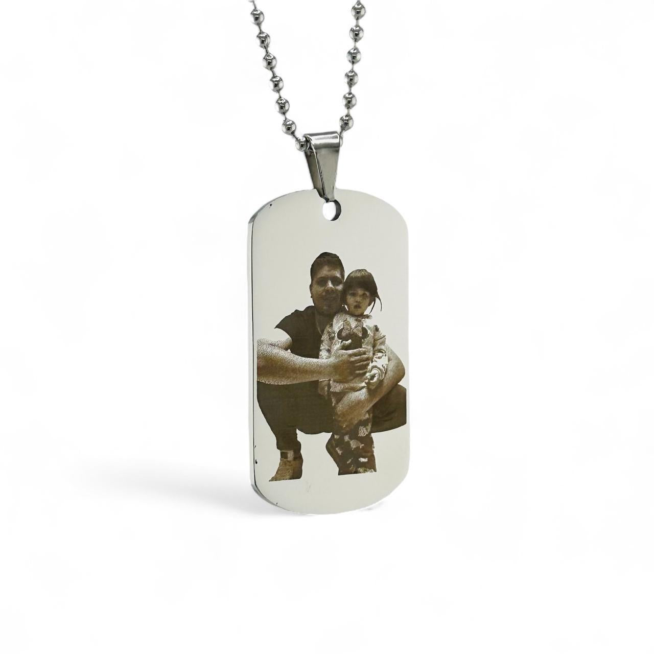Collar placa personalizada