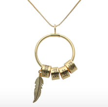 Collar estilo atrapasueños nombres