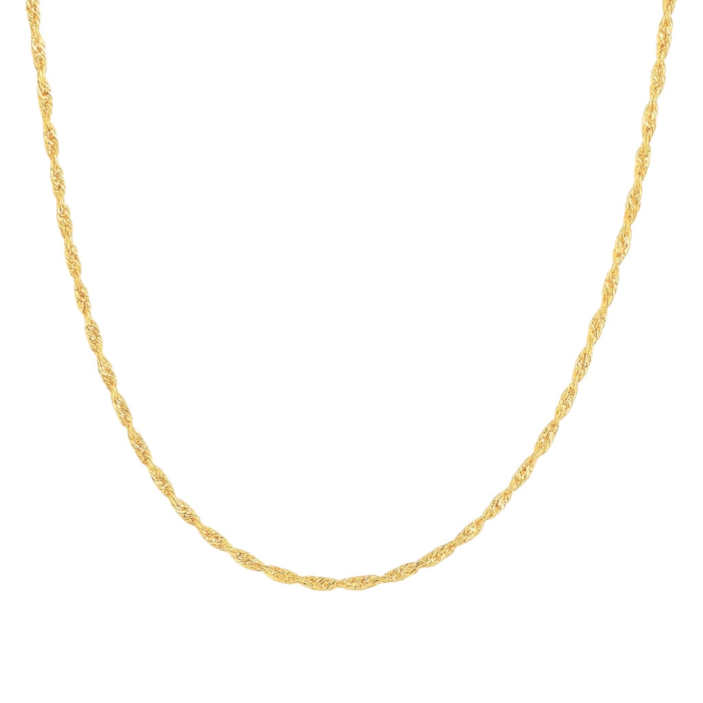 Cadena de aguja ajustable torsal estilo Singapur