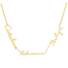 Colla con nombre personalizado cursiva