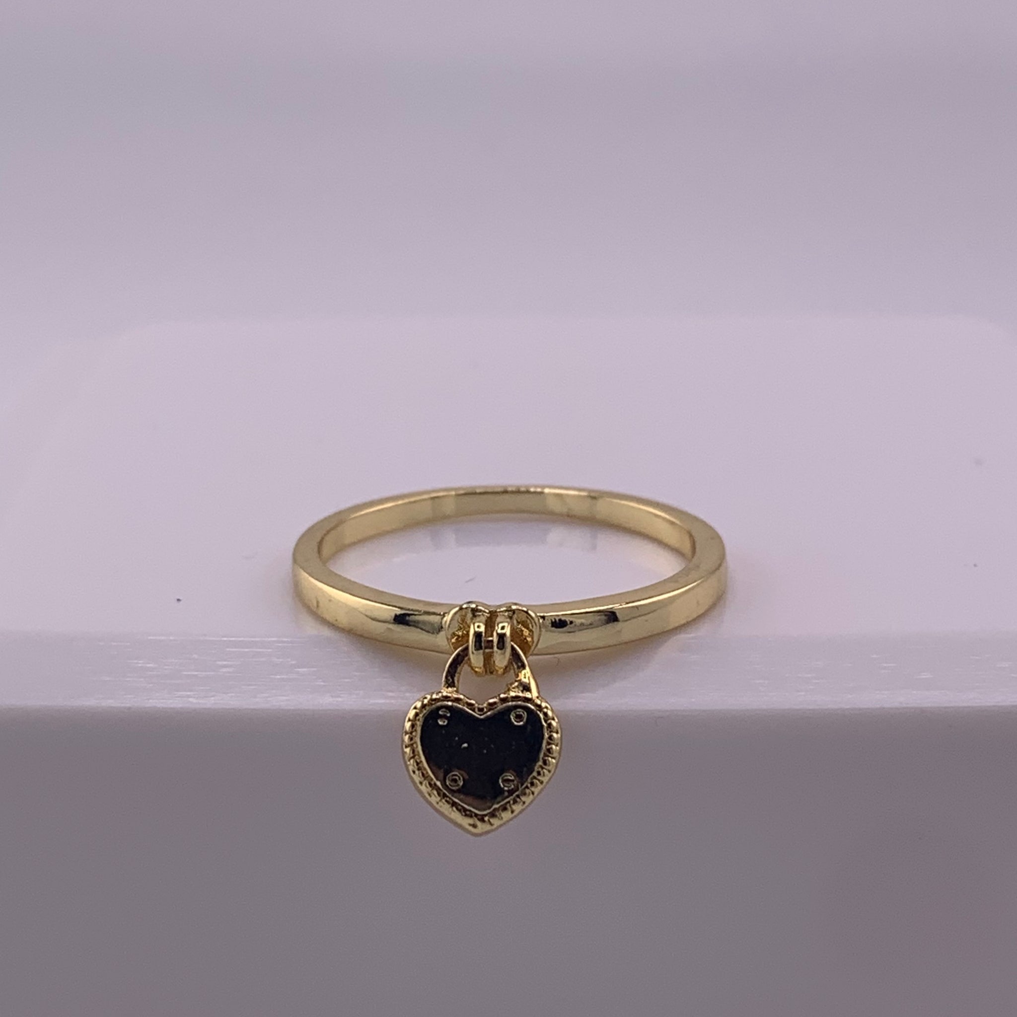 Anillo Corazón Colgante