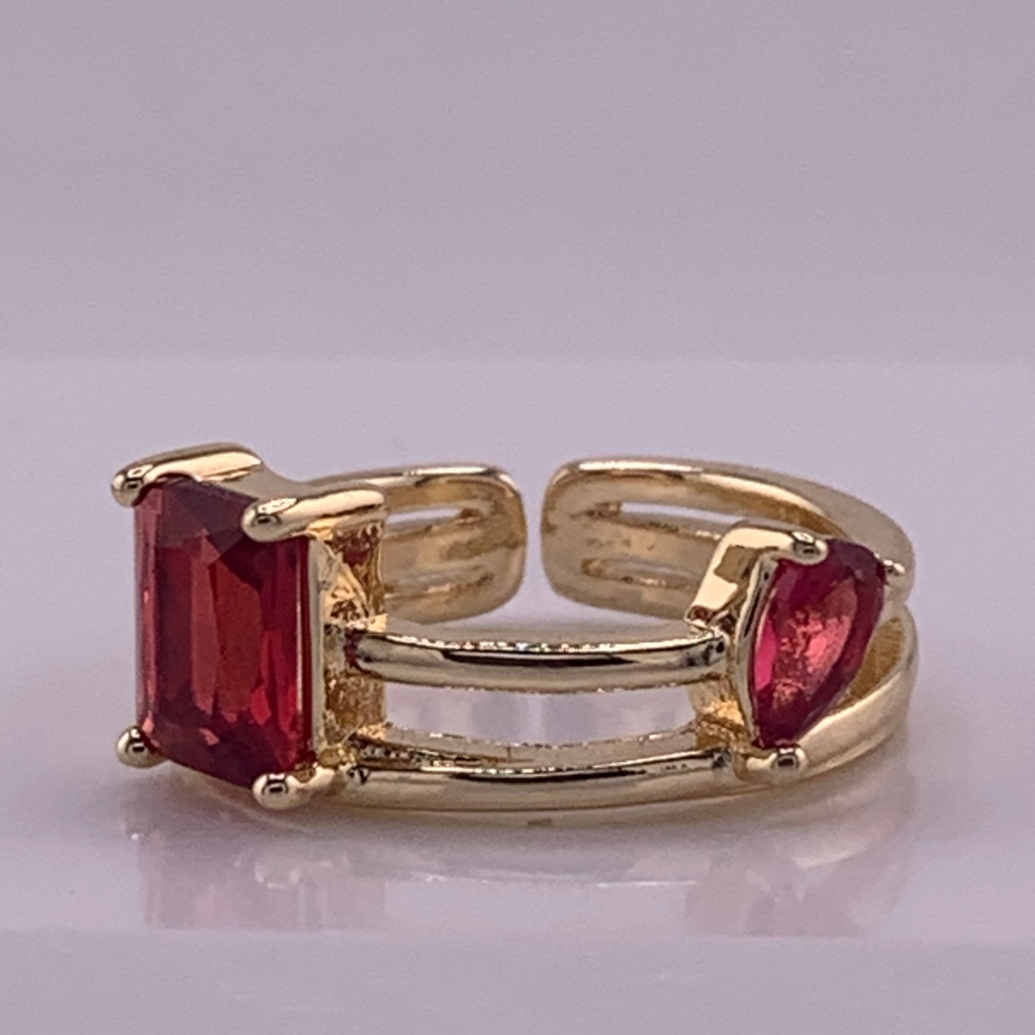 Anillo Piedra Doble
