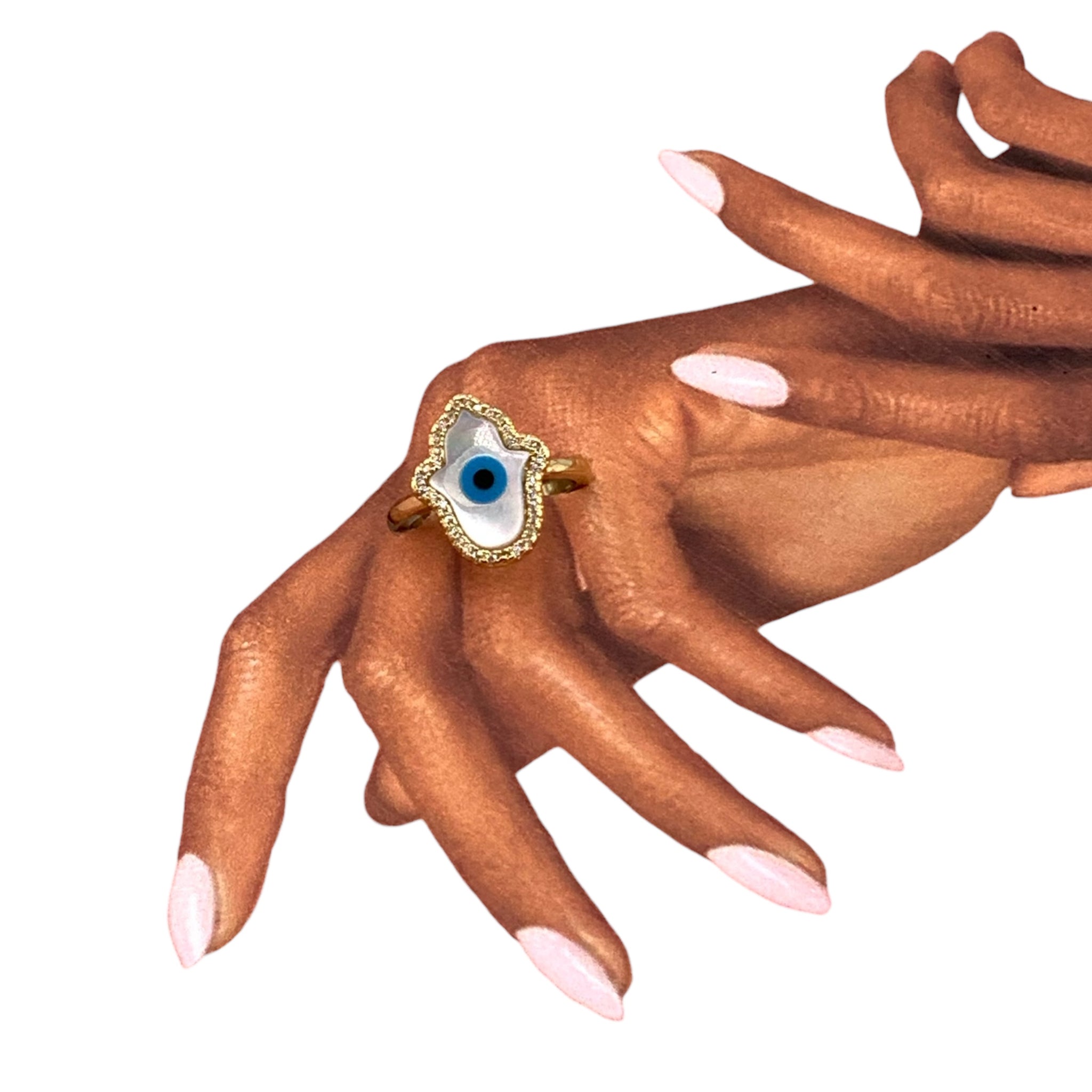 Anillo Ojo Mano de Fatima