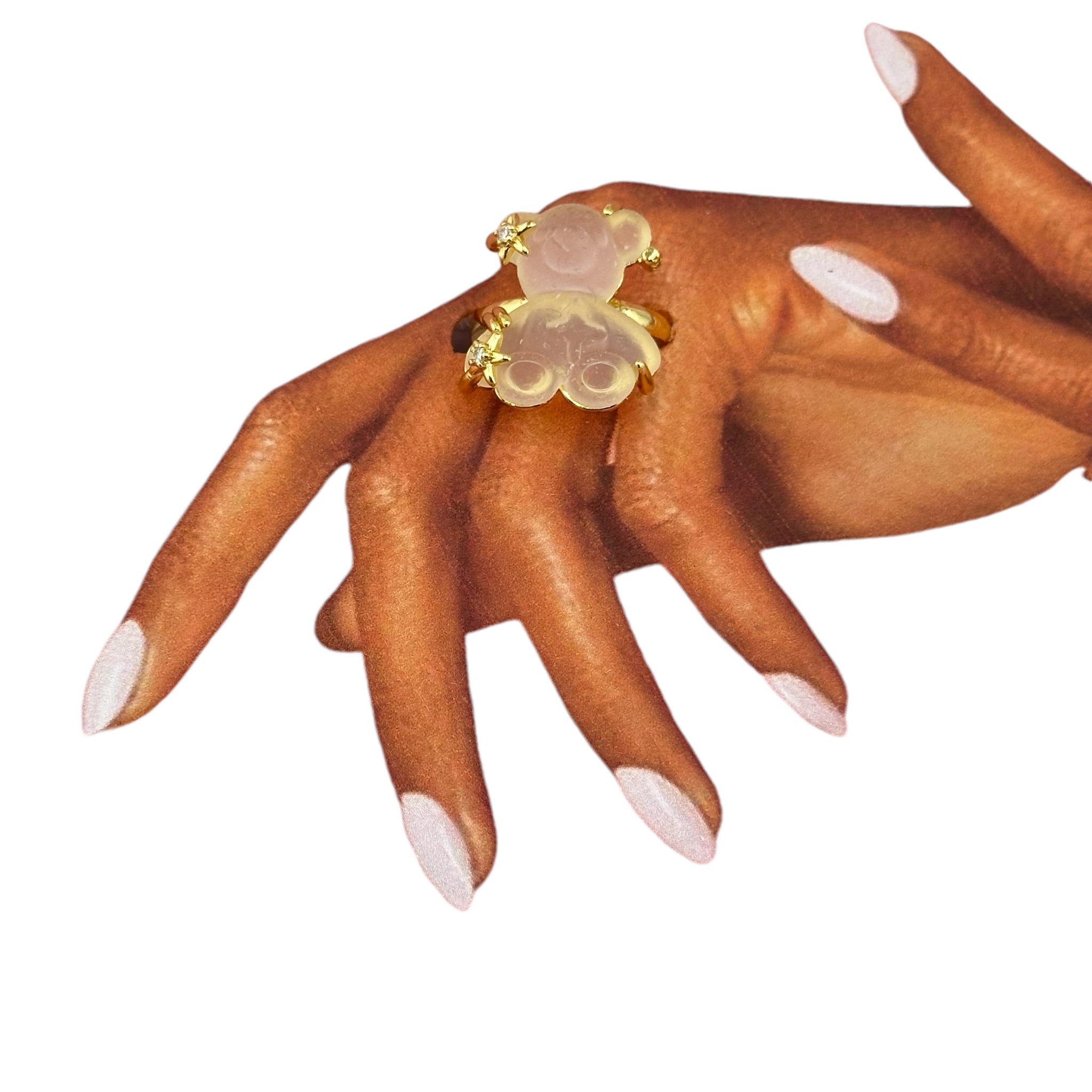 Anillo Osito Trasparente