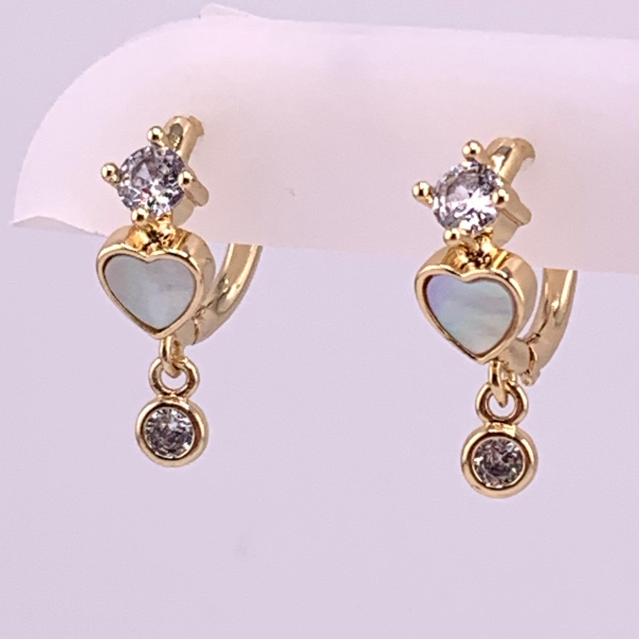 Aretes Corazon Dia