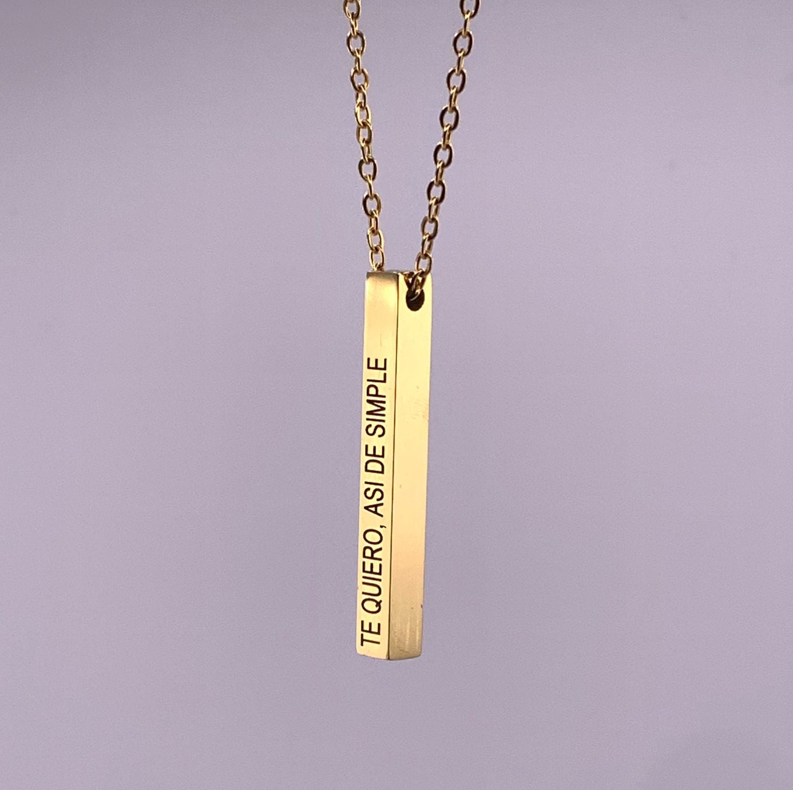 Collar Barra Personalizada