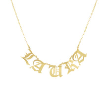 Nombre letra gótica