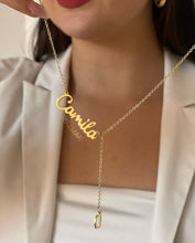 Collar con nombre personalizado con letra